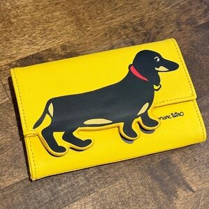 Marc Tetro Yellow Dachshund Wallet